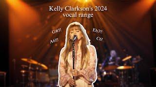 Kelly Clarkson's 2024 vocal range (Eb3 - E6 - A6 | Part 1)