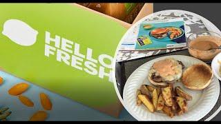 SURPRISINGLY DELICIOUS BURGERS! | MY FIRST HELLO FRESH BOX