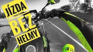 MOTOVLOG #12 - Jízda bez Helmy / PČR / Wheelie ve dvou / Terezka / Panská skála