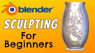 Sculpting Tutorial For Beginners | Blender 4.0