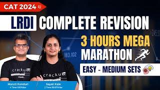 CAT 2024 LRDI Complete Revision  Mega Marathon By CAT Toppers (Maruti Sir & Sayali Ma'am)