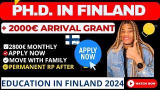 Ph.D. in Finland: Your Complete Guide to Tuition-Free Education + €2000 Arrival Grant!