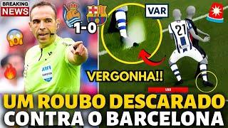 URGENTE! UM ROUBO DESCARADO CONTRA O BARCELONA! UMA VERGONHA! INADMISSÍVEL! NOTÍCIAS DO BARCELONA!