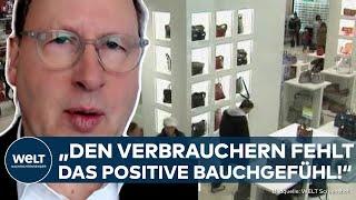 KONSUMKLIMA IN DEUTSCHLAND: Deutsche sparen statt zu shoppen – Angst um den Arbeitsplatz wächst!