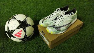 Hello 2025! Mizuno Alpha II Elite TF Lightest Football boots ever? || Unboxing & 1st Training