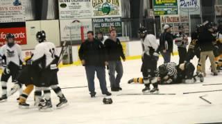 Line Brawl at PEI Midget AA Provincials 2013