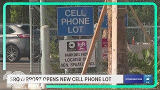 SRQ airport opens new cell phone lot