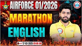 Airforce Marathon Class 2025 | Complete English in One Video, Air Force English Marathon By Anuj Sir