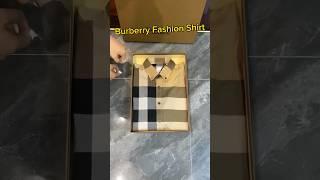 Burberry Fashion Shirt Unboxing#clothing #menswear #foryou #fyp #mensfashion #luxury