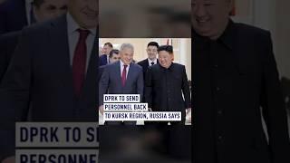 DPRK to send personnel back to Kursk region, Russia says