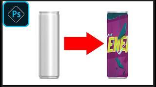 How to Make Soda Can Mockup in Photoshop : Photoshop Tutorial