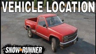 Snowrunner Vehicle Locations Chevrolet CK 1500 Snowrunner ps4