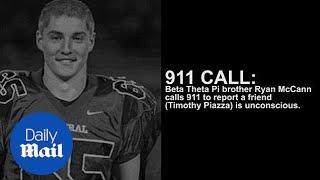 Audio of 911 call frat brother Ryan McCann made on unconscious Piazza - Daily Mail