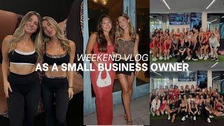Weekend Vlog as a Small Business Owner: Community Workout + Rooftop GNO!