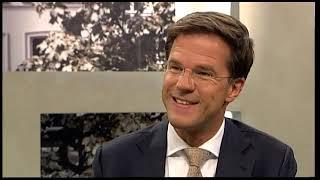 Mark Rutte van de VVD in debat met Anil Ramdas (2010)