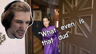 xQc is DISGUSTED at Dita Von Teese's Taxidermy Filled House