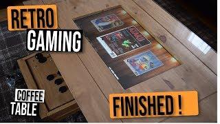 Raspberry PI Retro Arcade Gaming Coffee Table - FINISHED - CHECK IT OUT !