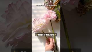 DIY Paper flower tutorial | The easiest technique for making flowers