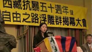 王千源 西藏问题 50周年纽约纪念会 王千源演讲