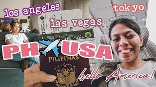 PHILIPPINES to USA!!! | Our flight from PH to USA  | Benicey