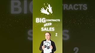 Why BIG DOLLAR contracts ALWAYS need a Sales rep. Part 2/6.