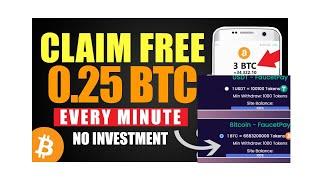 Claim Free Bitcoins In Every 10 Seconds | Highest paying Auto Faucet with Instant Withdraw 2024