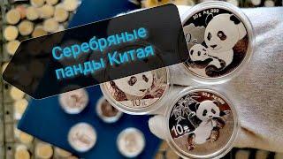 Серебряные инвестиционные монеты - панды Китая!