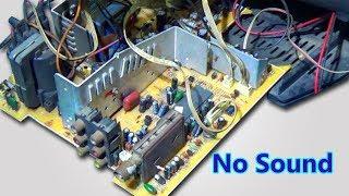 How To Repair CRT Color Television - No Audio Only Video || Bengali Tutorial