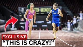 Mondo Duplantis JUST SHOWED He's FASTER Than The Fastest WOMAN EVER