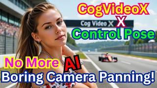 CogvideoX With ControlNet Pose For AI Animation - No More Boring Camera Scenes