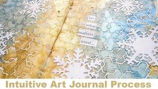 Intuitive Art journaling and emotional healing--Art Journal Process