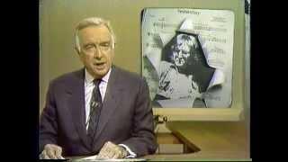 John Lennon Death 12/09/80 CBS Evening News w/ Walter Cronkite part 1