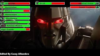 Transformers One (2024) Final Battle with healthbars 2/3