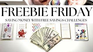 FREEBIE FRIDAY | $40 FREE SAVINGS CHALLENGES | LOW INCOME SAVINGS