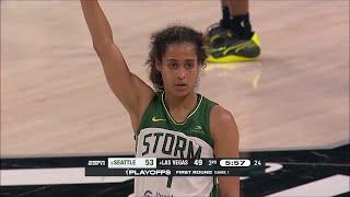  Skylar Diggins hilarious interaction with ref | Seattle Storm vs Las Vegas Aces, WNBA playoffs