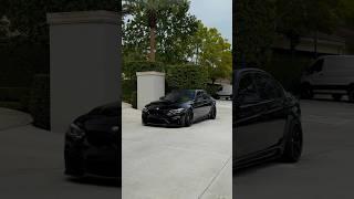 Black on Black BMW M3  #shorts #bmwm3 #cars