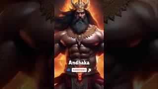 Part 4 : Mysterious Birth of Asura king Andhaka || Asura Son of Shiva and Parvati ️ #shorts