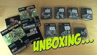 Bolt Action Australian forces | Warlord Games | Unboxing