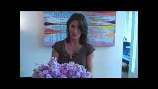 How to make a Scented  Flower Arrangement -Spring Flowers -Hyacinths by Iris Rosin