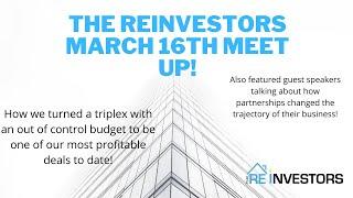 The REINVESTORS March 2021 Meet Up