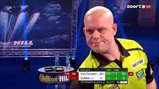 82) Michael van Gerwen vs Joe Cullen 2021 PDC World Darts Championship 2020.12.29 Round 3