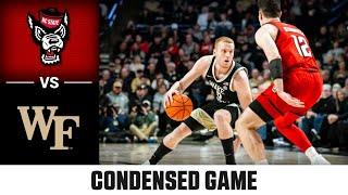 NC State vs. Wake Forest Condensed Game | 2024-25 ACC Men's Basketball