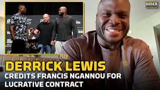 Derrick Lewis Credits Francis Ngannou For Lucrative Contract | UFC Edmonton | MMA Fighting