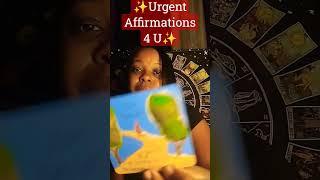 Urgent Affirmations 4 U #temperedmoon #affirmation #tarot