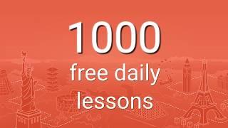 Mondly reaches 1000 free language lessons