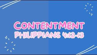 Contentment (Philippians 4:12-13) | Bible Memory Song