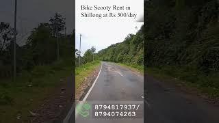 Best Scooty Bike Rent in Shillong | RR Bike & Scooty Rental | Cherrapunjee Ride 15 #youtubeshorts