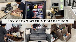 *2024* END OF YEAR CLEAN WITH MARATHON | COOK, CLEAN, DECLUTTER, ORGANIZE, SHOP, RESTOCK & LAUNDRY