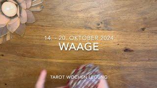 WAAGE ️ "HUT AB! ICH BIN BEEINDRUCKT VON EURER STÄRKE!" Waage 14. - 20.Oktober 2024 Tarot