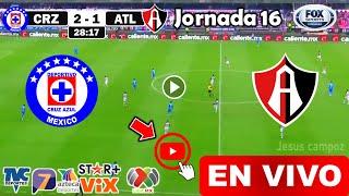 Cruz Azul vs. Atlas en vivo, donde ver, a que hora juega Cruz Azul vs. Atlas Apertura 2024 Liga MX